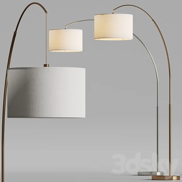 CB2 Big Dipper Arc Floor Lamps 3DS Max Model