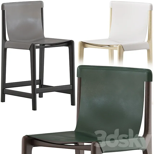 CB2 Burano Counter Stool 3ds Max