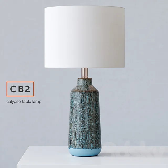 CB2 Calypso Table Lamp 3ds Max