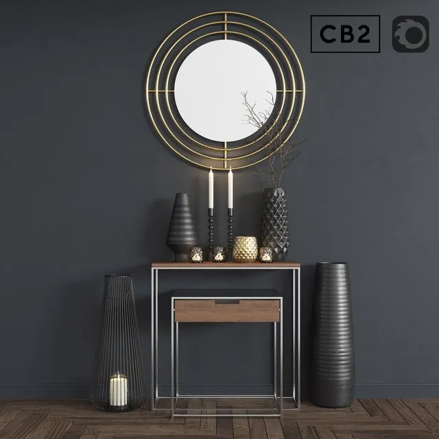 CB2 Decor Set 1 3dsMax Model