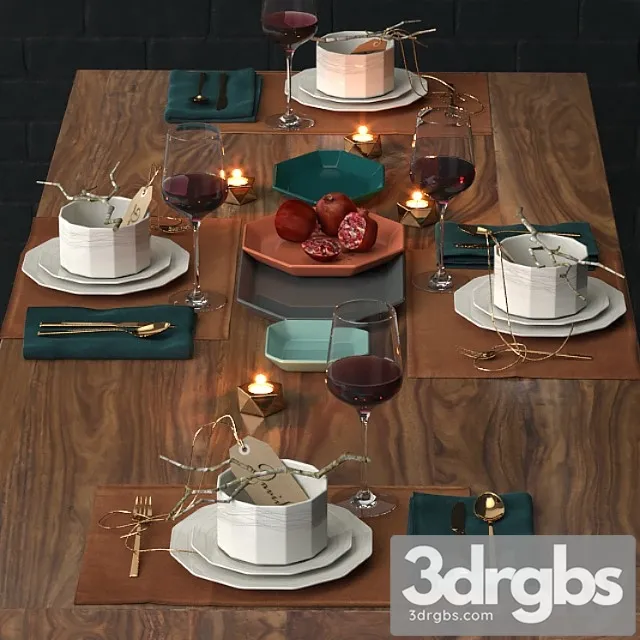 Cb2 Dinnerware Set 3dsmax Download