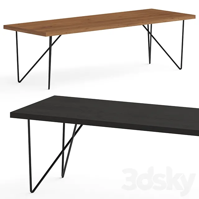 CB2 Dylan Dining Table 3ds Max