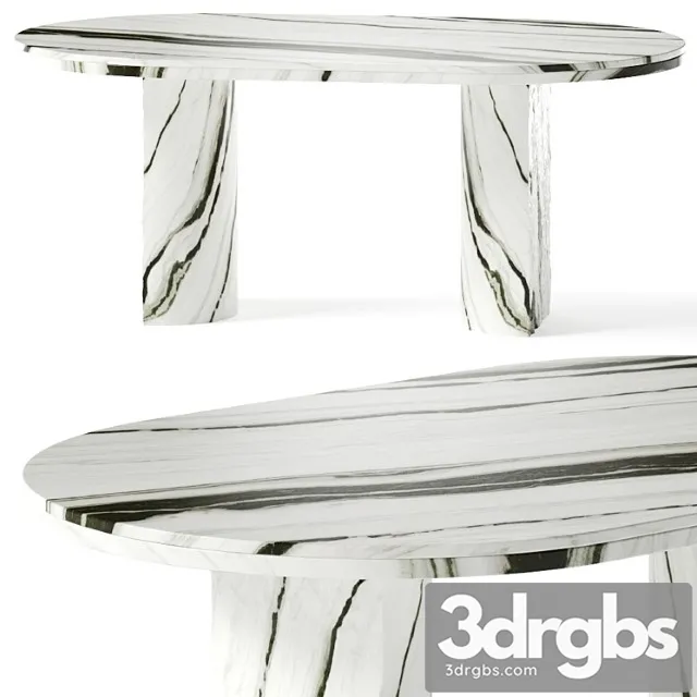 Cb2 julius oval marble dining table