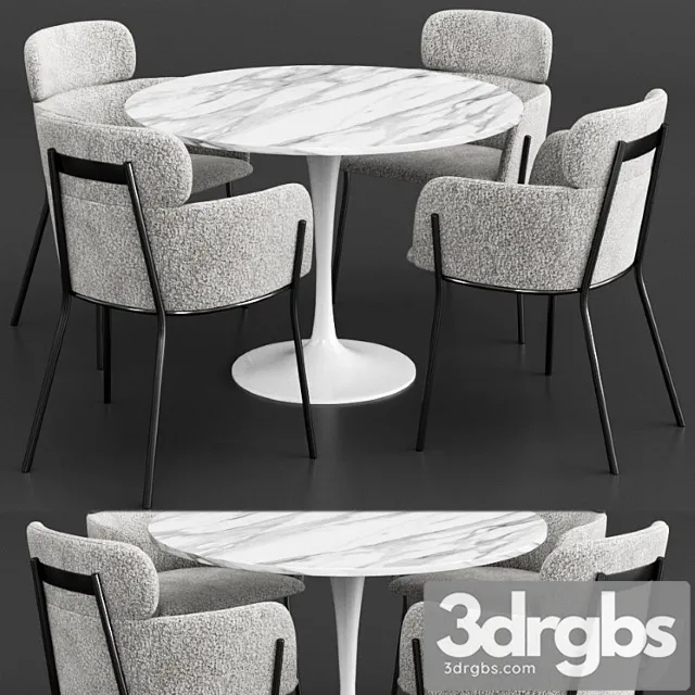 Cb2 & knoll dinning set