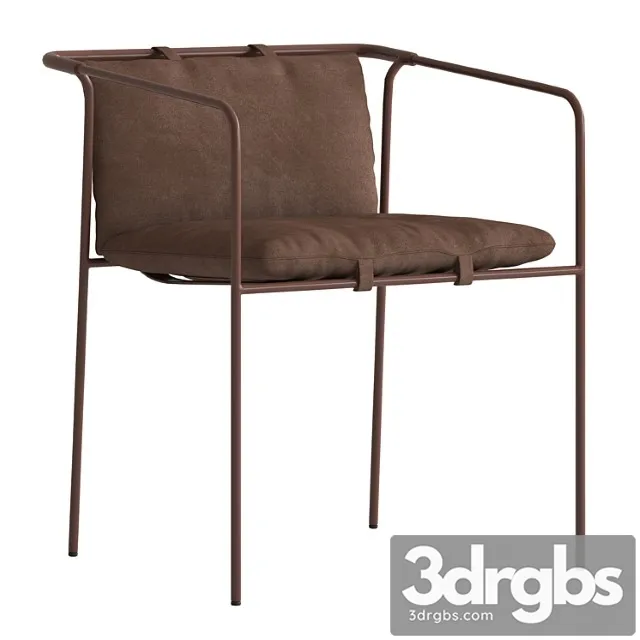 Cb2 navene bronze dining chair