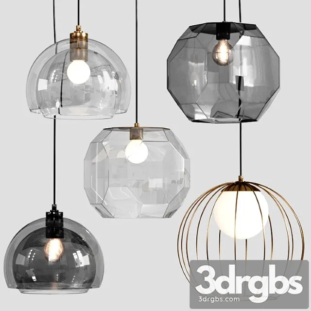 Cb2 pendant light set 3dsmax Download