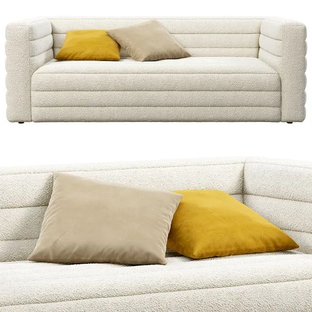 CB2 Strato Boucle Sofa 3dsMax Model