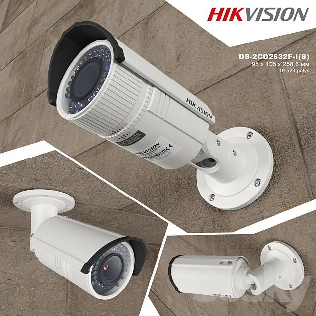 CCTV camera Hikvision DS-2SD2632F-I (S) 3ds Max