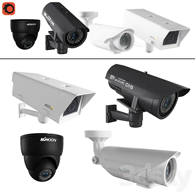 CCTV Cameras 3DSMax File