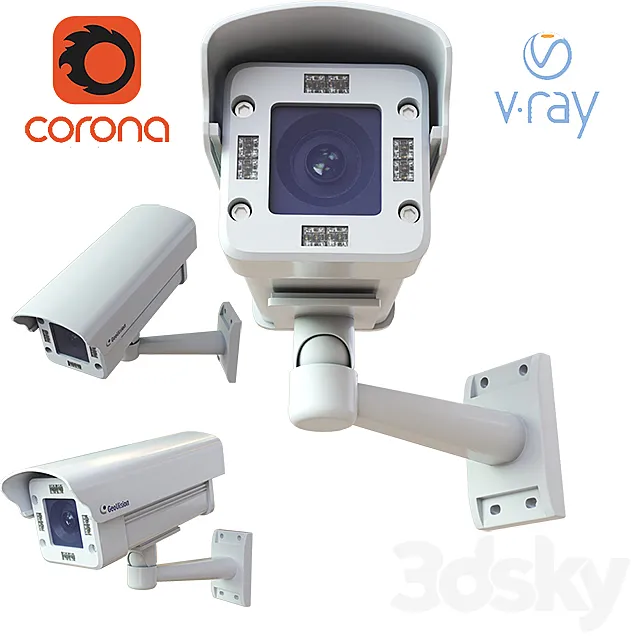 CCTV Cameras GeoVision 3ds Max