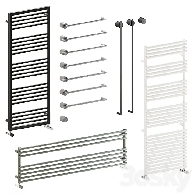 Cea + Cordivari towel warmers 3ds Max