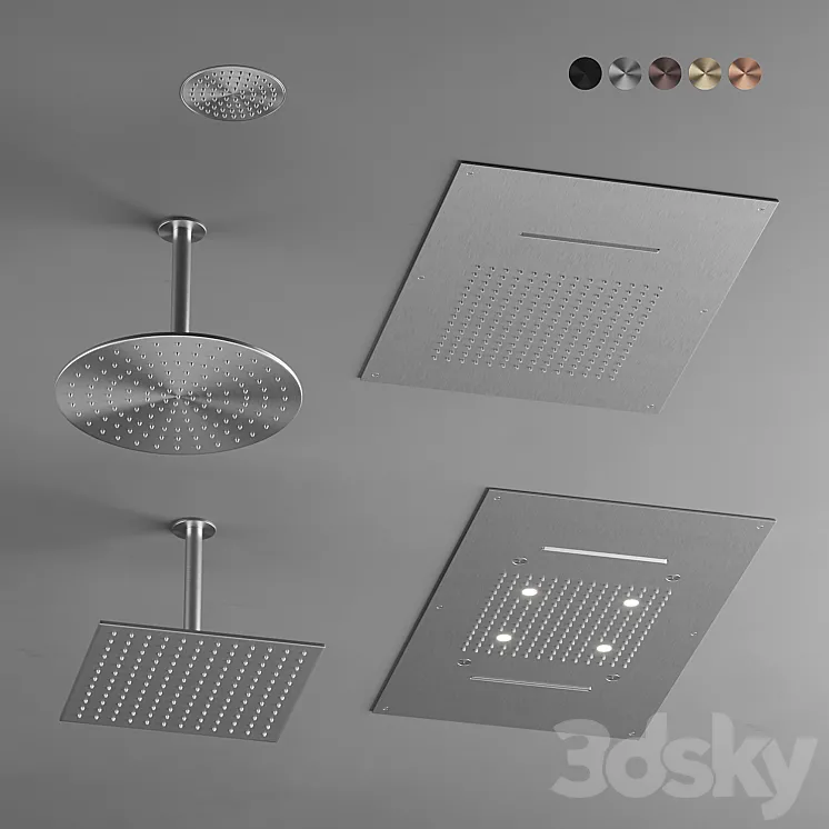 CEA Shower Heads 3DS Max
