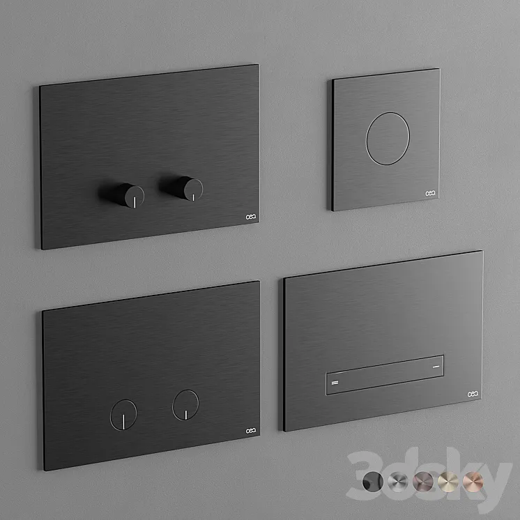 Cea Wc Plates 3DS Max