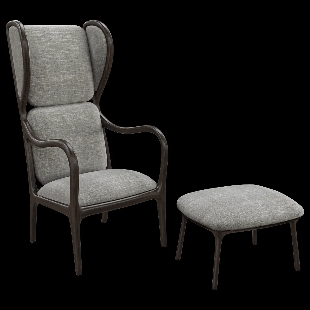 Ceccotti Collezioni  – Armchair Bergere 30 3ds Max