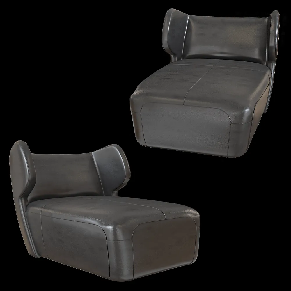 Ceccotti Collezioni  – Armchair DC 100 3ds Max