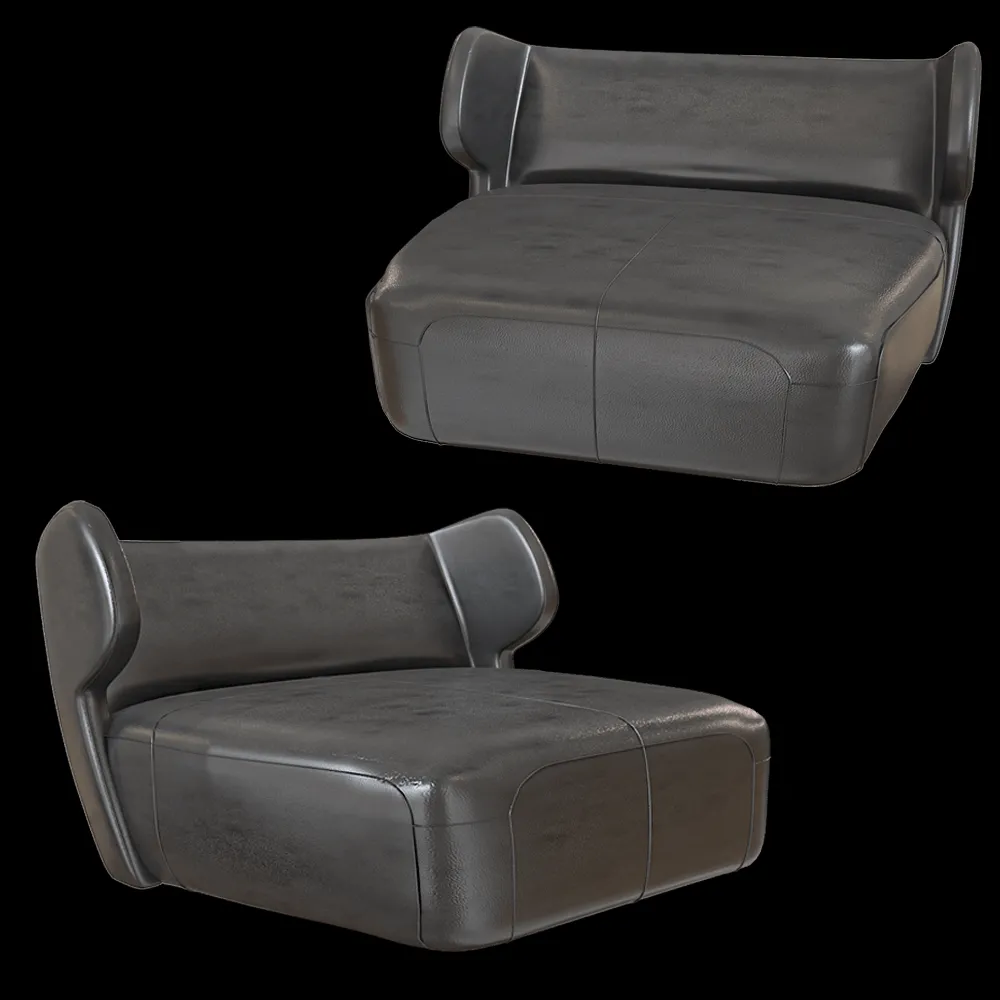Ceccotti Collezioni  – Armchair DC 150 3ds Max