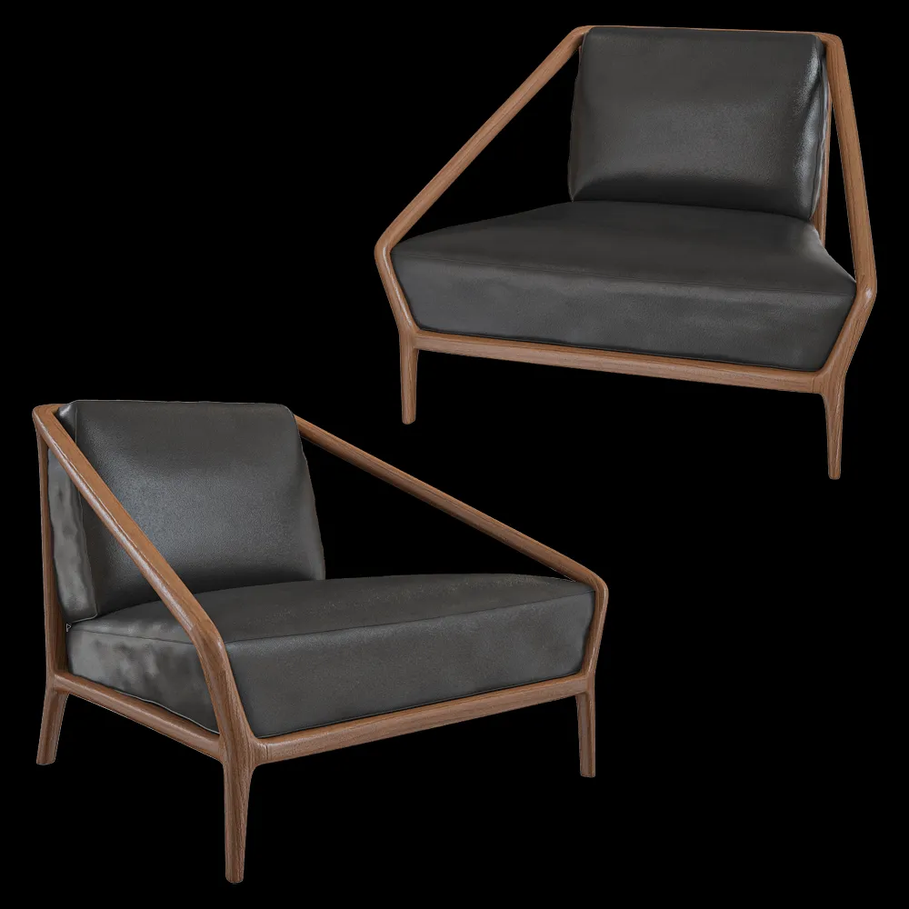 Ceccotti Collezioni  – Armchair Rive Droite 3ds Max