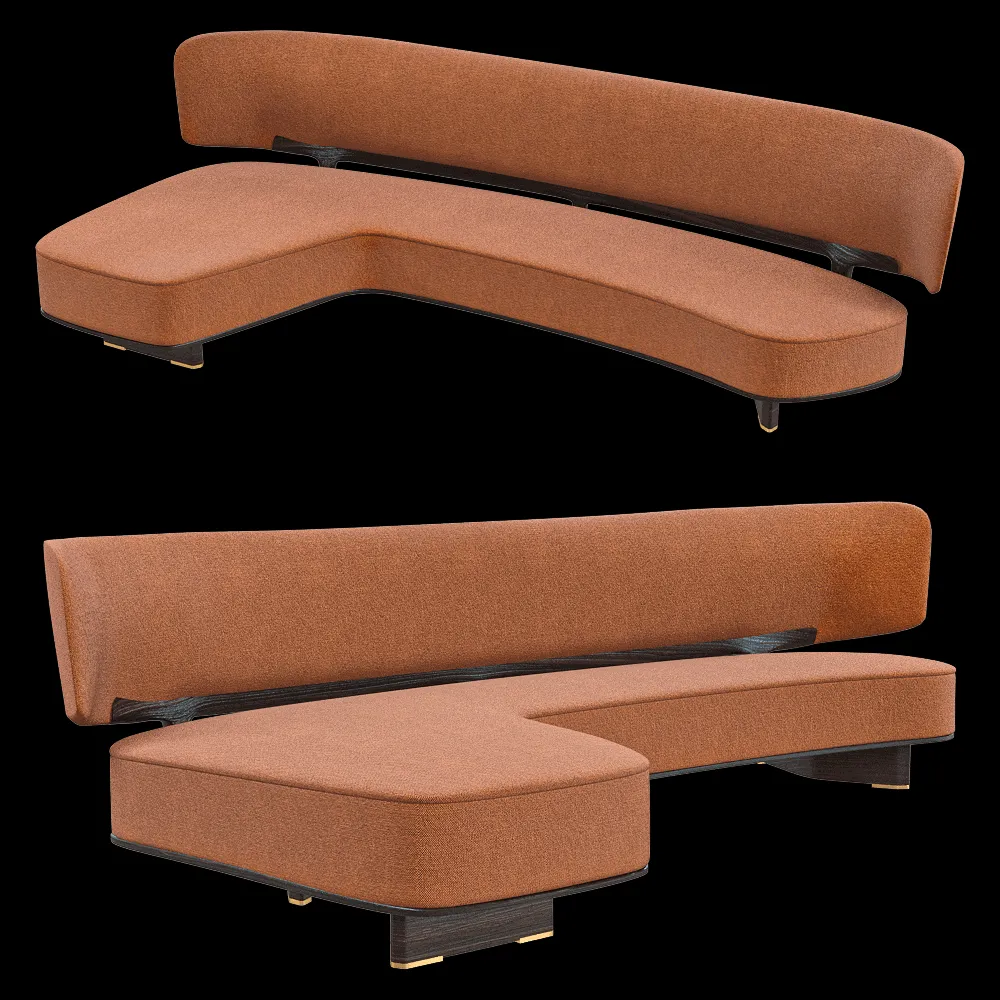 Ceccotti Collezioni  – Chaise lounge Icosofa 3ds Max