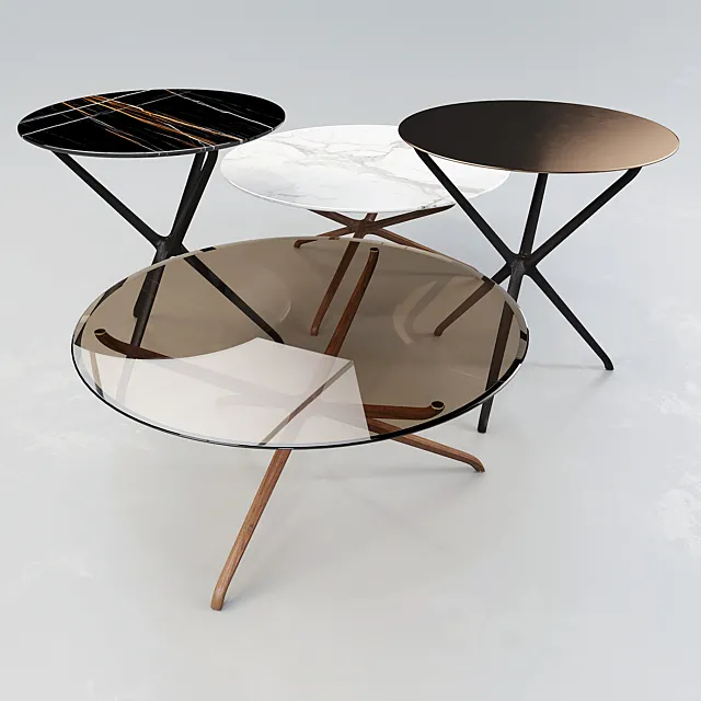 Ceccotti Collezioni: Coffee Table – Croix de Bois 3ds Max