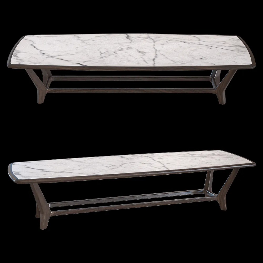 Ceccotti Collezioni  – Dining table Grand rectangular 3ds Max