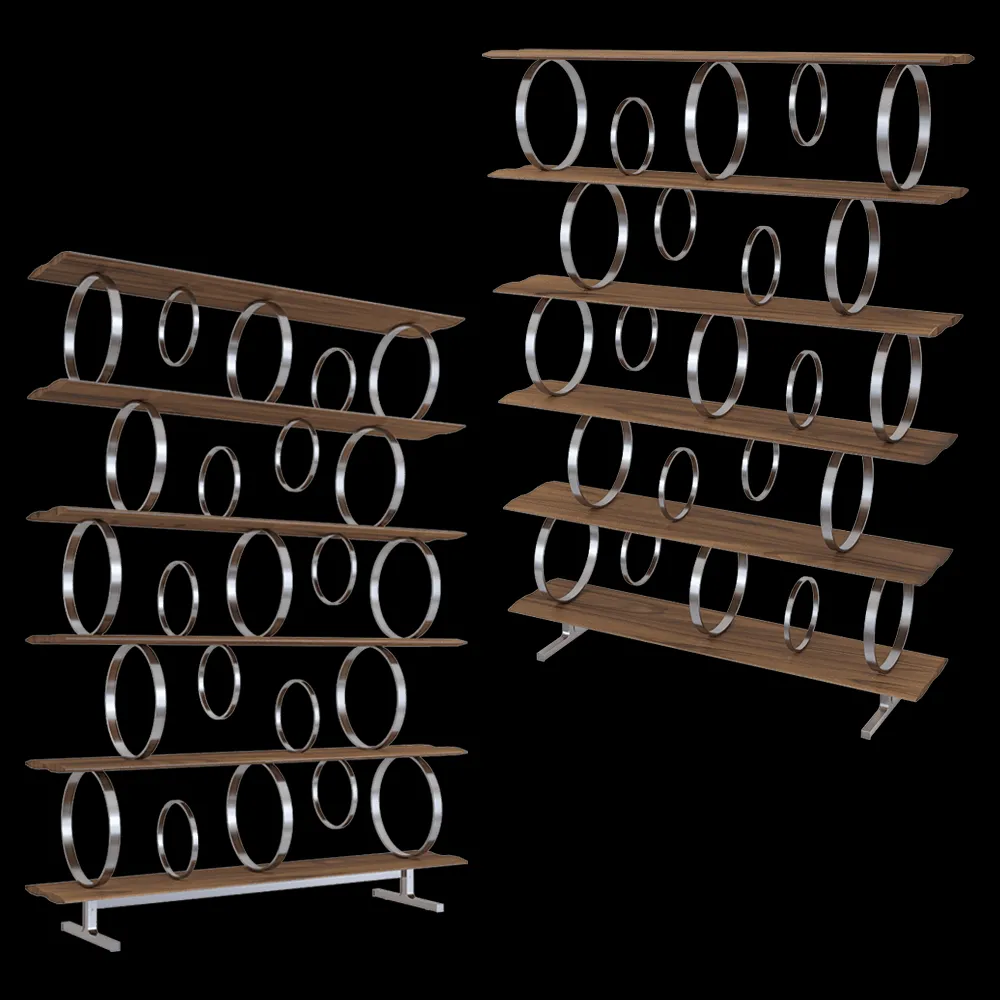 Ceccotti Collezioni  – Flying circles bookcase 3ds Max