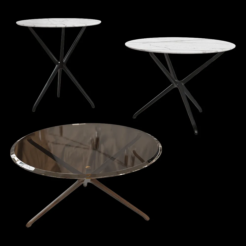 Ceccotti Collezioni  – Table Croix de Bois 3ds Max