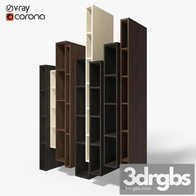 Ceccotti Skyline Bookcase 3dsmax Download