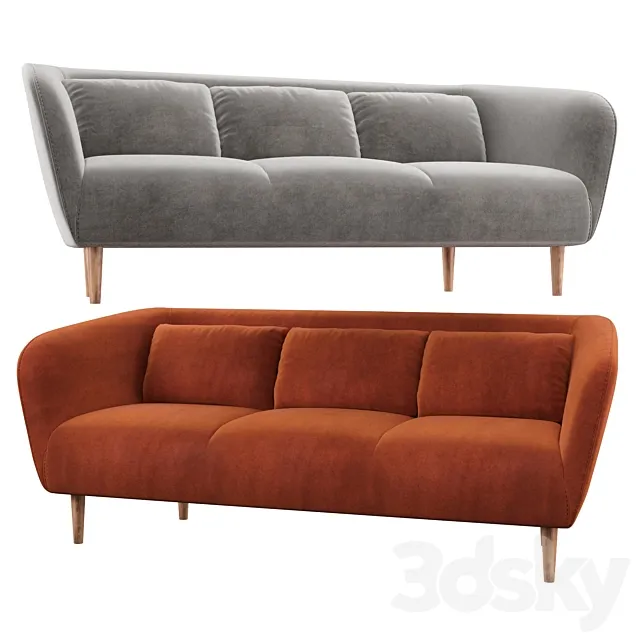 Cecillia Chesterfield Sofa 3ds Max