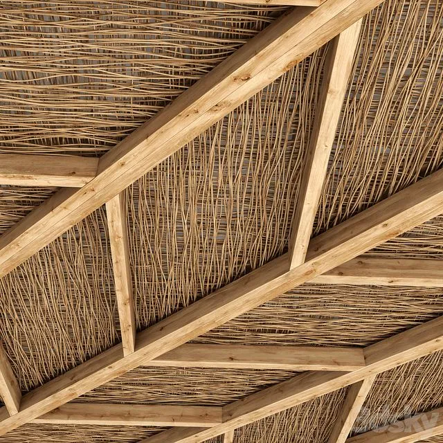 Ceiling branch thin angle n1 3dsMax Model