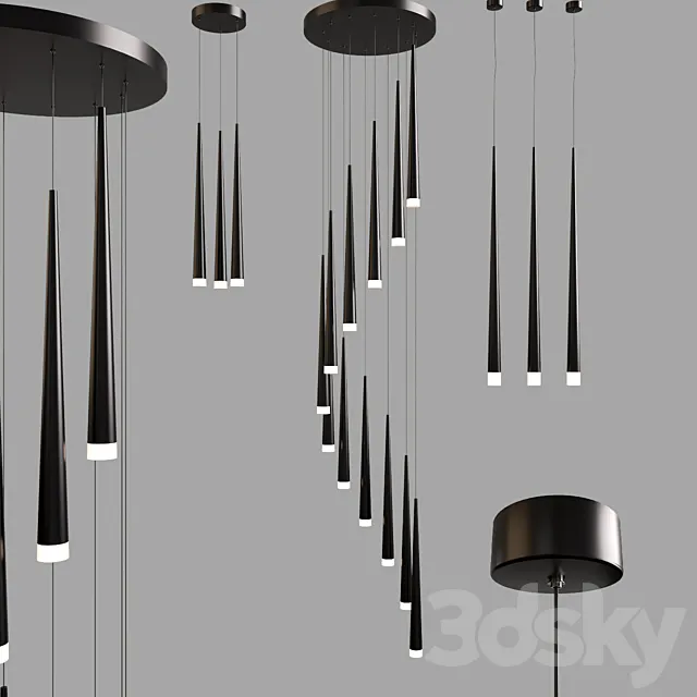 Ceiling chandelier 026 3DS Max Model