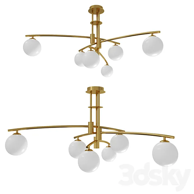 Ceiling chandelier MyFar Stacy 3ds Max