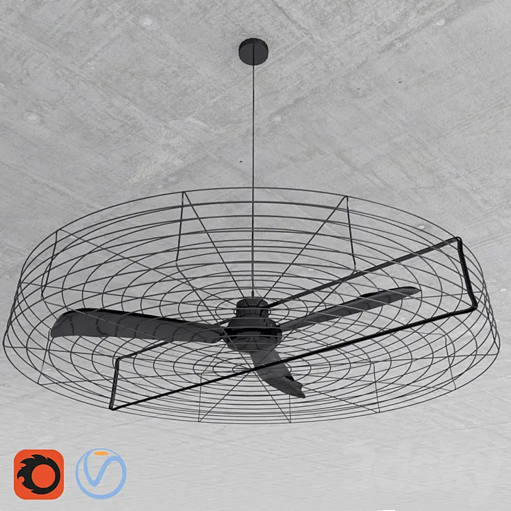 Ceiling Fan 3DS Max