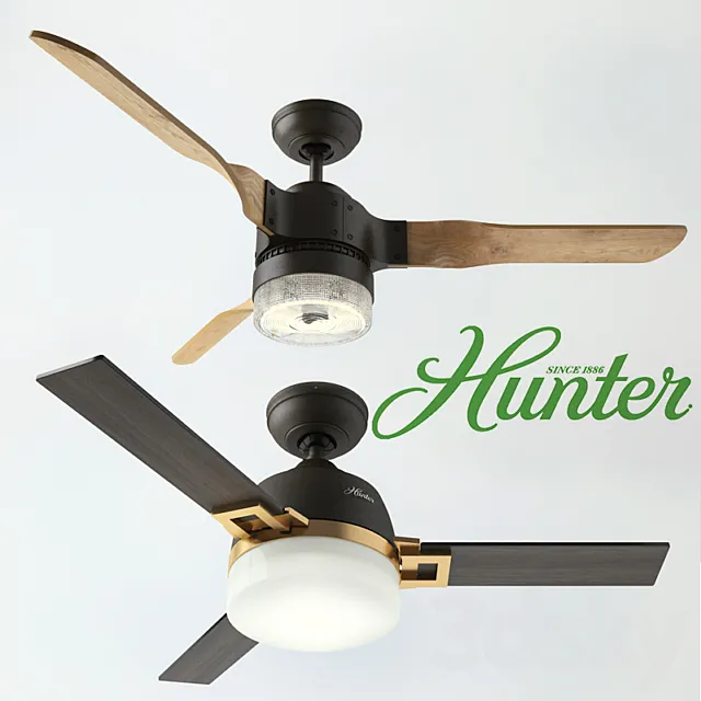 Ceiling Fan Apache – 54 “& Leoni – 48” 3ds Max