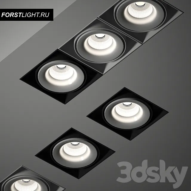 Ceiling lamp Forstlight TEMA 3ds Max