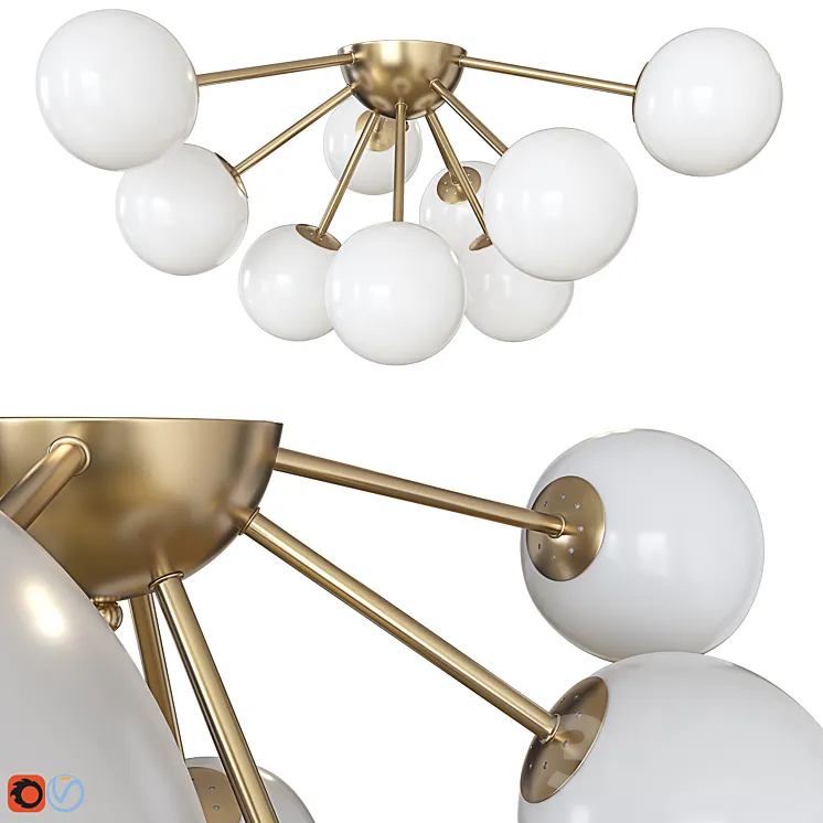 Ceiling lamp Freya Alexis 3DS Max Model