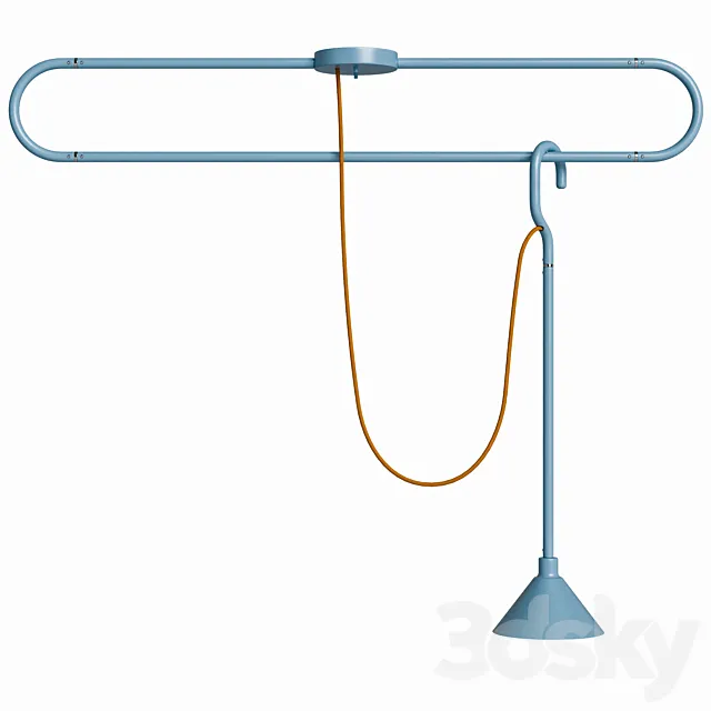 Ceiling lamp Hook by Huisu Jo 3DSMax File