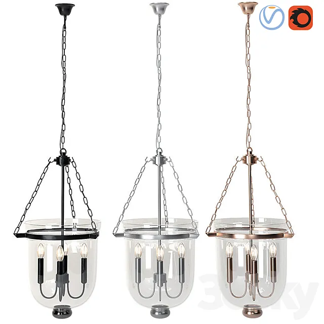 Ceiling Lamp Houzz 14 3DSMax File