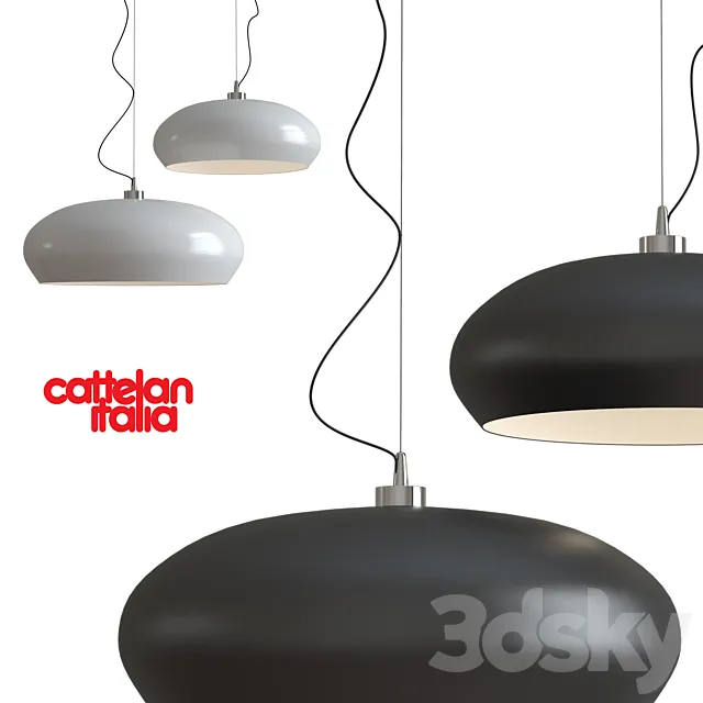 Ceiling lamp HUBLOT Cattelan Italia 3DSMax File