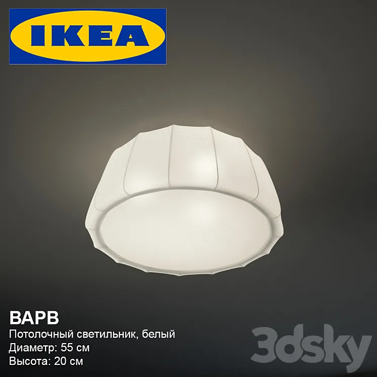 Ceiling lamp IKEA IKEA VARV Varva 3DS Max