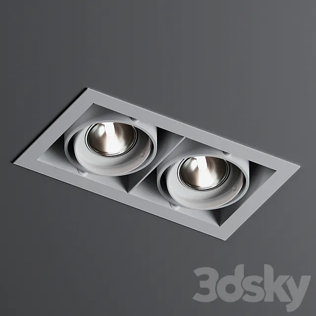 Ceiling lamp MINIGRID IN 2 50 Delta Light 3DSMax File