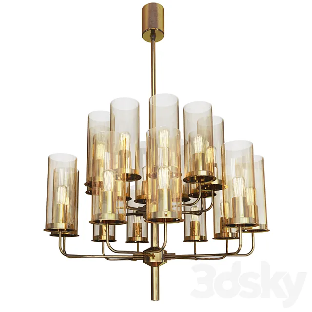 Ceiling Lamp Model T-434 3ds Max