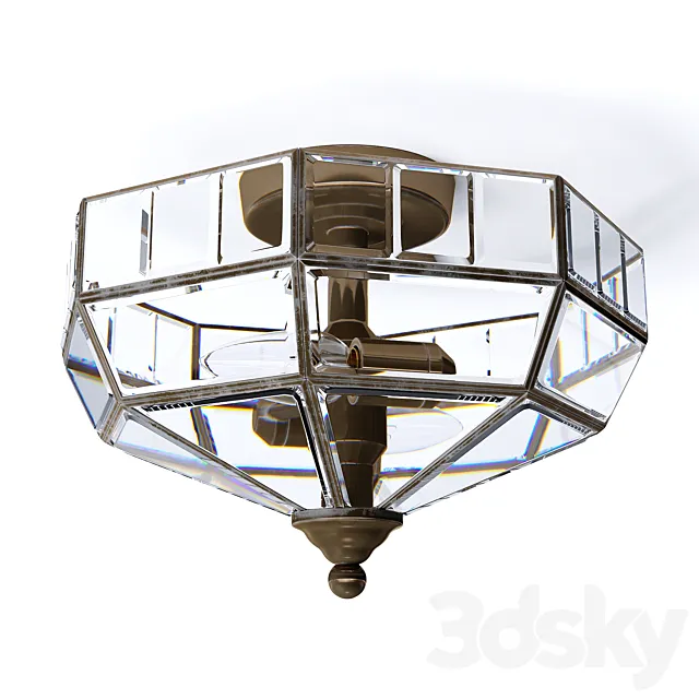 Ceiling lamp OLD-PARK-AB by Elstead Lighting 3ds Max