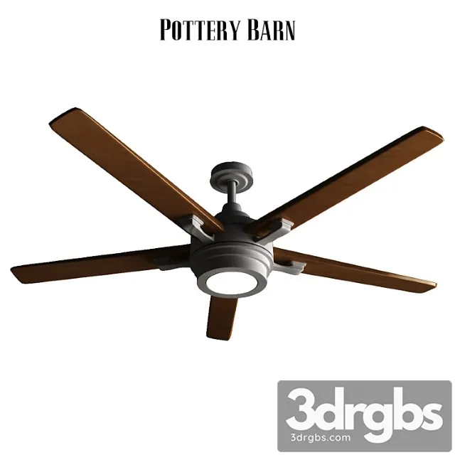 Ceiling lamp Pottery barn benito ceiling fan bronze