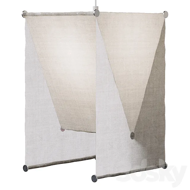 Ceiling Lamp Teli by Achille & Pier Giacomo Castiglioni for Flos 3ds Max