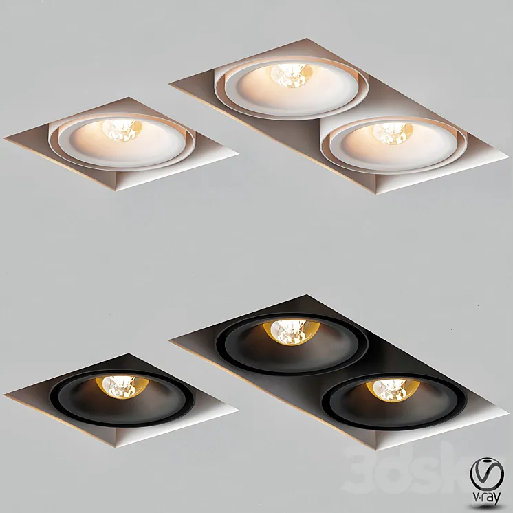 Ceiling Lamps CENTRSVET 24 3DS Max