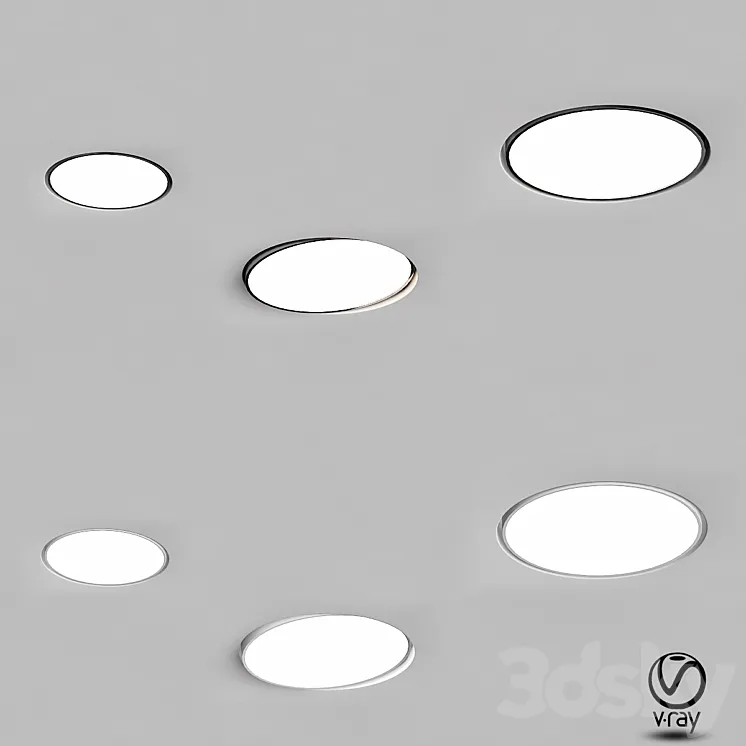 Ceiling Lamps CENTRSVET 28 3DS Max