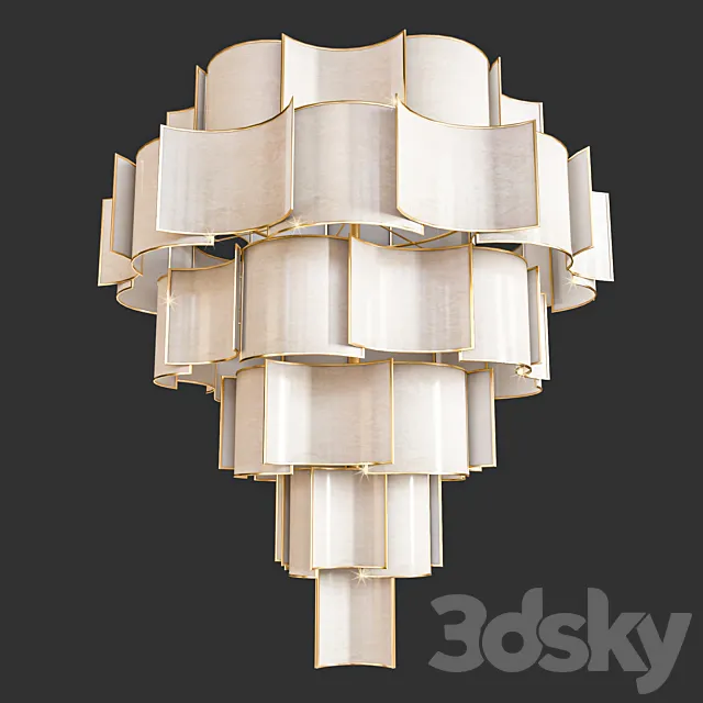 ceiling light 116 3ds Max