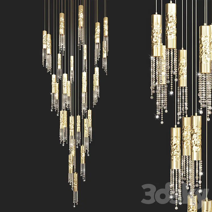 ceiling light 120 3DS Max Model