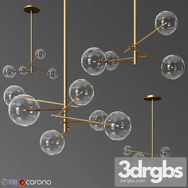 Ceiling light set 03 3dsmax Download