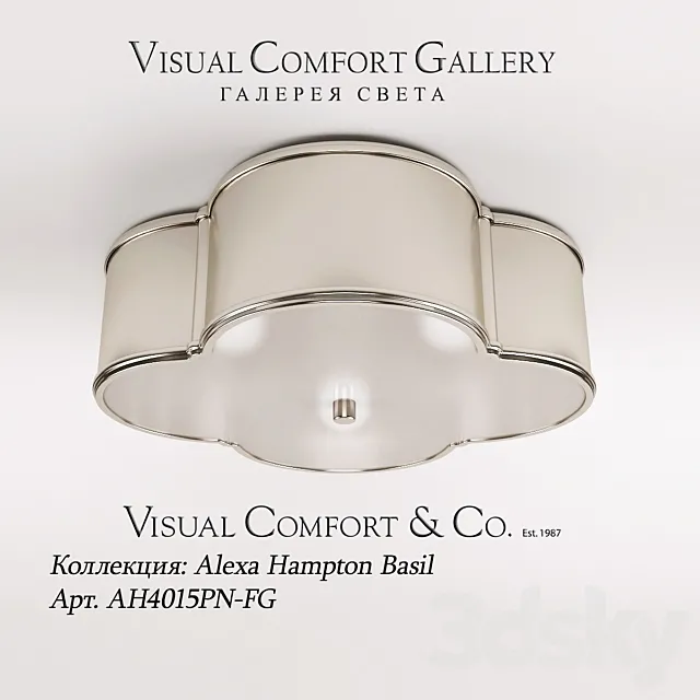 Ceiling light Visual Somfort AH4015PN-FG 3DSMax File